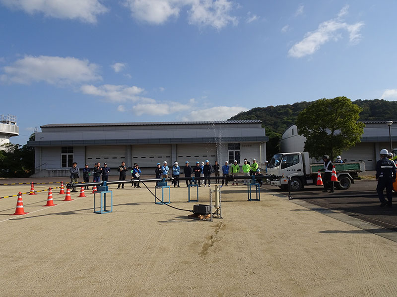 令和７年度 香川県総合防災訓練（令和7年11月8日 琴平町にて）