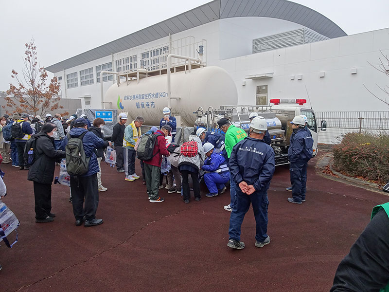 令和７年度 香川県広域水道企業団危機対策訓練（令和7年12月21日 観音寺市防災ひろばにて）