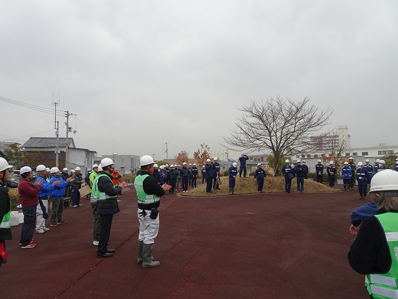 令和７年度 香川県広域水道企業団危機対策訓練（令和7年12月21日 観音寺市防災ひろばにて）